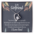 thumbnail image 1 of To My Girlfriend You are my Treasure Forever Necklace w Message Card, 1 of 7