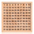 thumbnail image 1 of fastboy Children Wooden Hundred Board Math Educational 1 to 100 Consecutive Counting Toys Digit Early Portable Childhood Tray, 1 of 6