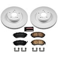 thumbnail image 2 of PowerStop Front Geomet Coated Brake Rotor and Pad Kit Fits: SAAB SUBARU Select Models CRK1124, 2 of 4