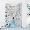 thumbnail image 3 of 20 Set Butterfly Invitation Cards Lace Wedding Invitations with Envelopes(Silver Glitter), 3 of 6