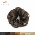 thumbnail image 3 of SEGO Messy Human Hair Bun Extensions Straight/Curly Fake Hair Bun Hairpiece for Updo Style Chignon for Women Donut Ponytail, 3 of 6