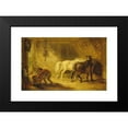 thumbnail image 2 of James Ward 18x13 Black Modern Framed Museum Art Print Titled - Interior of a Stable (1830-1840), 2 of 5