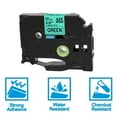 thumbnail image 4 of thinsony 12mm Label Tapes Waterproof Oil Resistant Carbon Ribbon Replacement for Brother P-Touch Printer Tze231, Green, 4 of 6