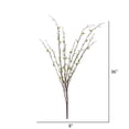 thumbnail image 3 of Vickerman 36" Artificial Gray Goat Willow Bush, 3 of 4