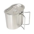 thumbnail image 1 of Stainless Grade Camping Lunch Box: Portable Meal Container For Outdoor And Field Use, 1 of 9