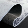 thumbnail image 6 of SAFAVIEH Tacoma Robert Traditional Machine Washable Area Rug, Grey/Gold, 6' x 6' Round, 6 of 9