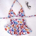 thumbnail image 5 of Small Dog Bikini,Summer Pet Swimsuit Puppy Bathing Dress Beach Clothes, Hawaiian Party Pet Costume Outfit for Puppy Cat Kitten Colorful XL, 5 of 5