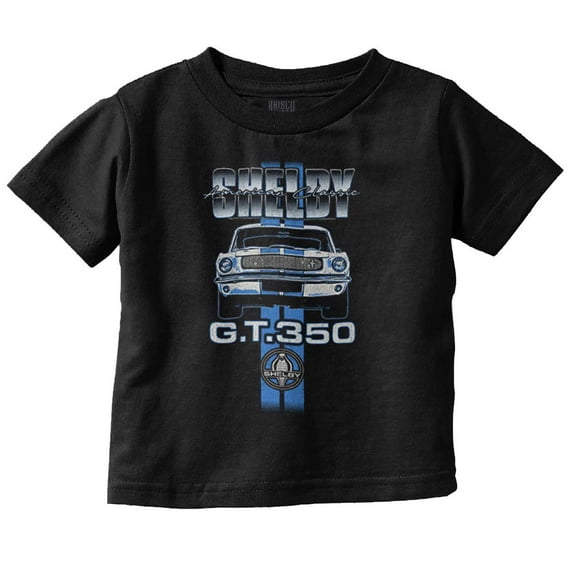 Shelby GT 350 Classic Muscle Car Toddler Boy Girl T Shirt Infant Toddler Brisco Brands 6M