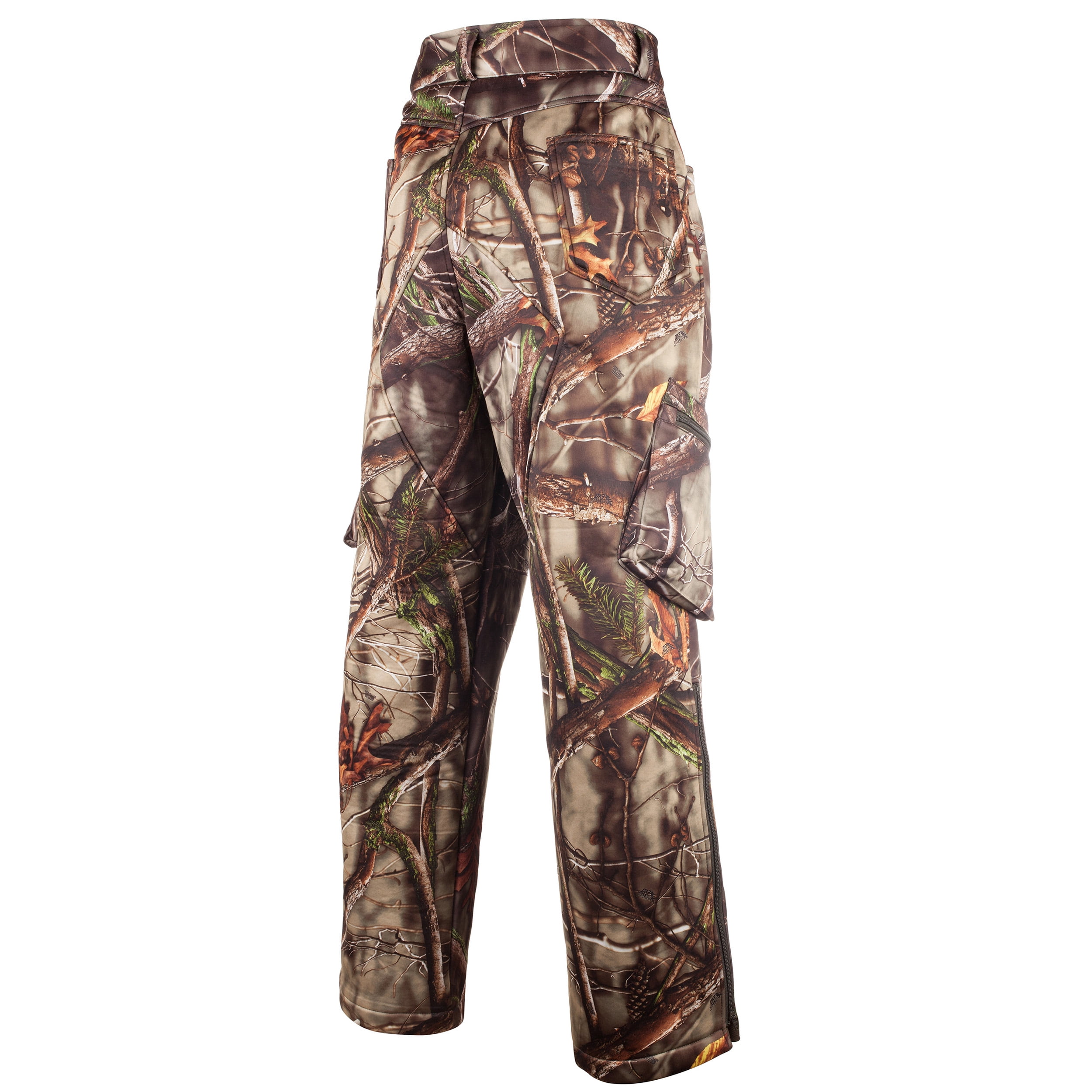 Men's Soft Shell Pants - Leg Zippers 
