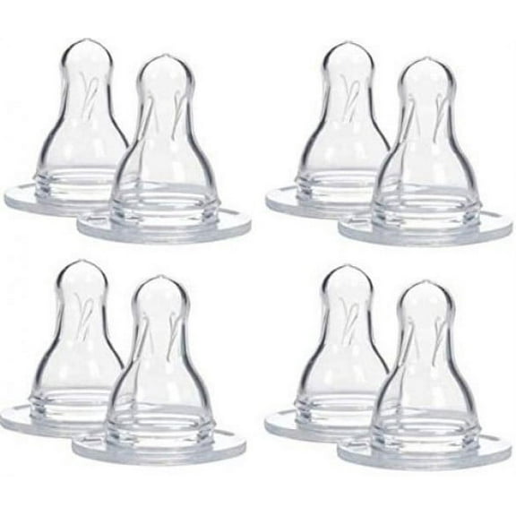 Dr. Brown's Silicone Nipple - Level 1 - 8 Nipples