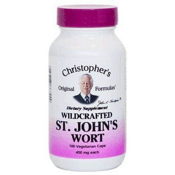 Dr. Christopher's Formulas St. Johns Wort - 100 Vcaps Single Herb Supplements