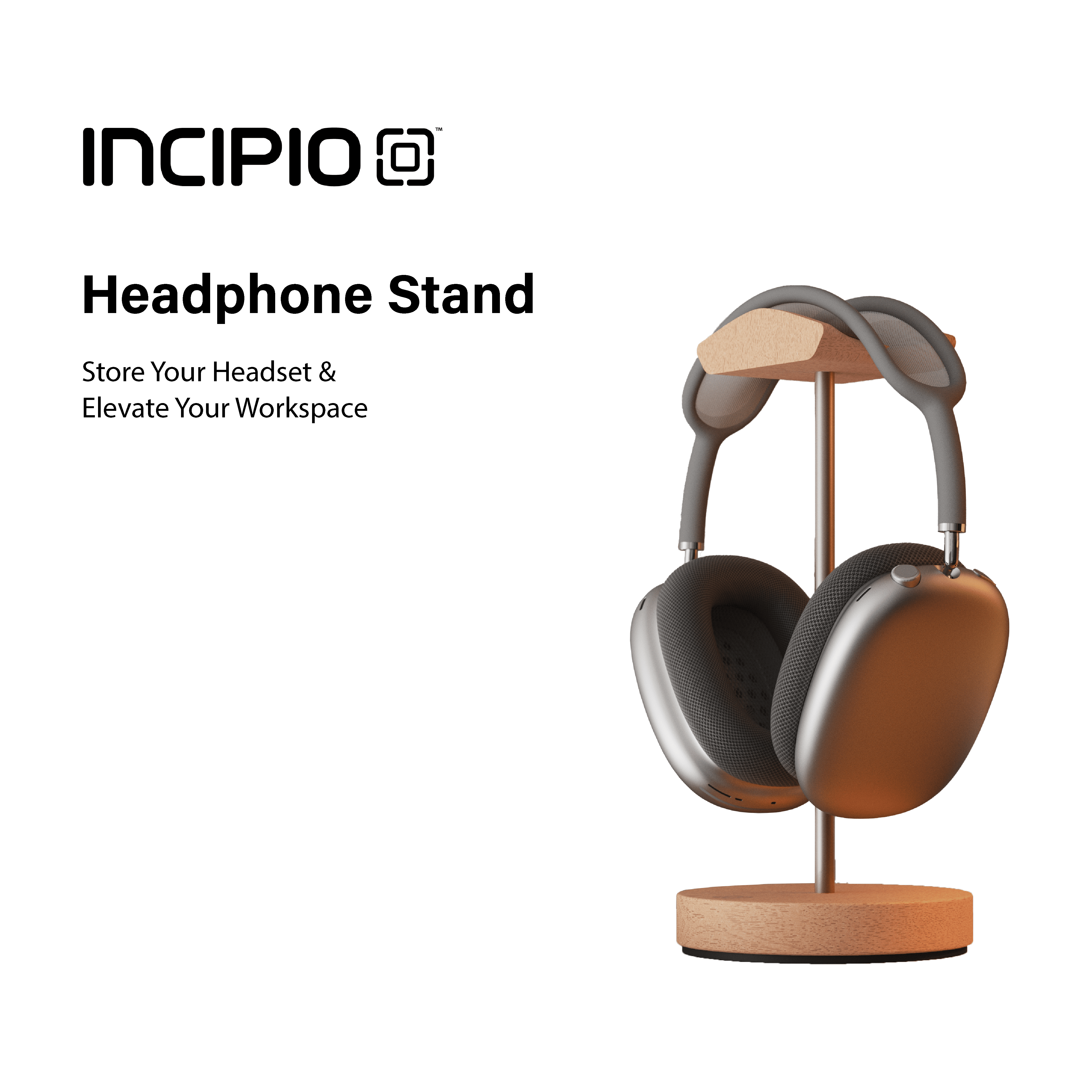 Incipio Universal Headphone Stand with Weighted Base and Arched Support