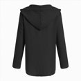 thumbnail image 5 of Towmus Women Lightweight Hoodies 2025 Fall Trendy V Neck Hooded Sweatshirt Pullover Tops Oversized Loose Shirts for Fall with Pockets, 5 of 6