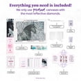 thumbnail image 3 of DIAMOND ART CLUB Black and White Diamond Painting Kit, 3 of 4