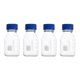 thumbnail image 1 of EeaseMX 4 viales de vidrio transparente de 250 ml, prácticos, para muestras con tapa (estilo aleatorio), 1 of 7