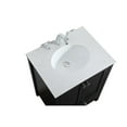 thumbnail image 5 of Elegant Decor Irene 24" Zinc Alloy and MDF Single Bathroom Vanity in Black, 5 of 5
