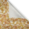 thumbnail image 5 of Ambesonne Autumn Grommet Curtain, Fall Leaf Silhouettes, 50" x 84", Marigold Orange White, 5 of 6