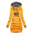 thumbnail image 3 of Fashion Vintage Pullover Dress Lady Autumn Long Sleeve Hooded Dresses Casual Fleece Warm Hoodies Clothes, 3 of 5