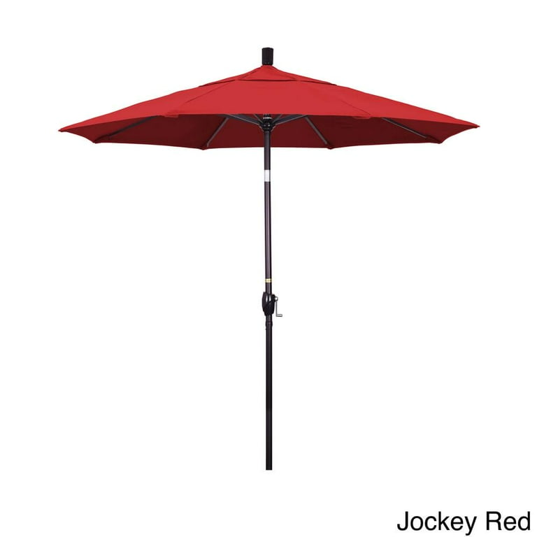 7.5 foot sunbrella patio umbrella PURPLE LEAF 15x9ft Double-Sided Rectangular Outdoor Market with Base, Light Grey quality aluminum construction also provides resilience and strength for this umbrella 7.5' Sunbrella® Aluminum Patio Umbrella