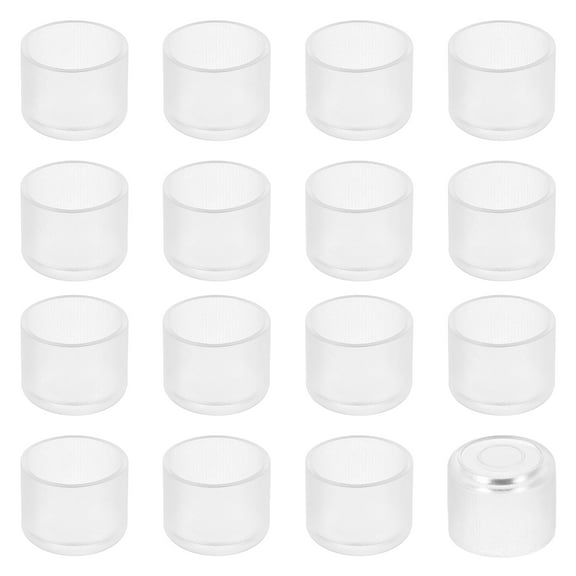 36 Pack Chair Leg Caps, 22mm (7/8 Inch) Non-Slip Chair Leg Tips, Transparent