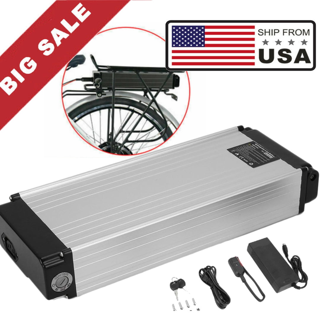 Electric Bicycle Battery 48V 18A 1KW E 