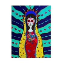 Trademark Fine Art 'Virgin Guadalupe Dia De Los Muertos' Canvas Art by Prisarts