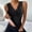 Black, variant on Thermal Tank Top Women Fleece Small V Neck Fitted Fleece Lined Thermal Sleeveless Tops Camisole Warm Base Layer Vest Cold Weather Dark Blue