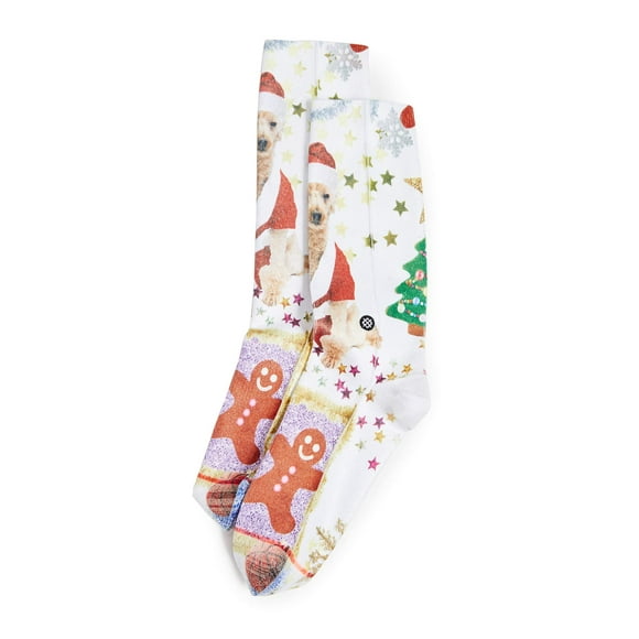 STANCE Women's Mrs. Paws Socks, White, One Size