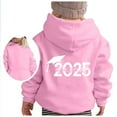 thumbnail image 1 of FAOWME Sweat à Capuche pour Filles Manches Longues Chandail en Molleton Graphique Mignon Rose 6-7 Ans, 1 of 4