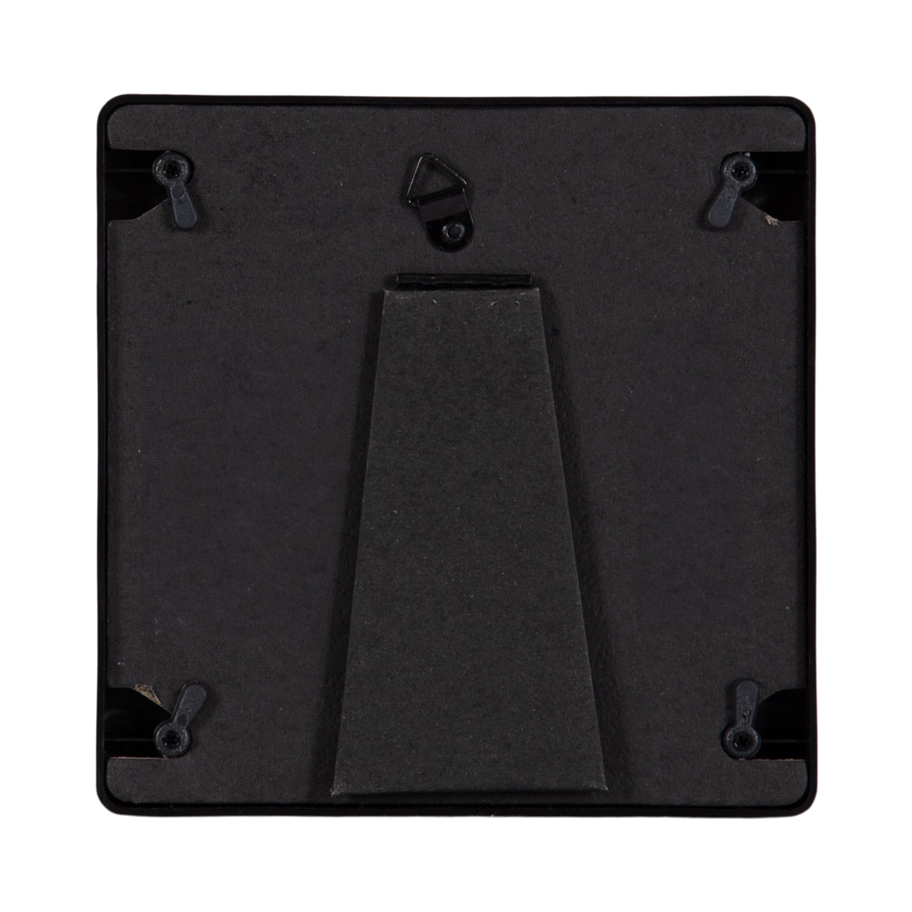(3 pack) DesignOvation 4x4 Heart Black Decorative Tabletop Picture Frame