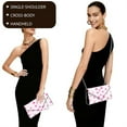 thumbnail image 3 of Xixirimido Clutch Purses for Women Evening Handbags for Formal Wedding Party Cocktail Prom Crossbody Envelope Bag with Detachable Chain, Valentine's Pink Hearts, 3 of 7