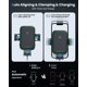 thumbnail image 3 of Cargador de coche inalámbrico con soporte portavasos de 15 W para iPhone Samsung, 3 of 8