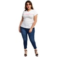 thumbnail image 4 of Playera Roman Fashion/Tallas Extras 9001-20 Mademoiselle (Blanco) blanco 38 Roman Fashion PL-ER-9001-20-BLANCO, 4 of 5
