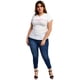 thumbnail image 4 of Playera Roman Fashion/Tallas Extras 9001-20 Mademoiselle (Blanco) blanco 36 Roman Fashion PL-ER-9001-20-BLANCO, 4 of 5
