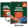 Irish Spring Sport Strength Antibacterial Bar Soap for Men, 8 Pack, 3.7 Oz Soap Bars