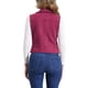 thumbnail image 3 of CHALECO CORTO SIN MANGAS DE SUEDE SINTÉTICO PARA MUJERES INSPIRADOR CHIC TALLA XS BURDEOS CLARO, 3 of 6