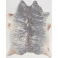 thumbnail image 1 of Linon Faux Hide Polyester Mix Cowhide Area Rug in Gray, 1 of 8