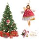 thumbnail image 2 of Árbol De Navidad Ángel De Hierro Forjado Colgante De Hombre Viejo Adornos Navideños Para Centros Comerciales Hogares Oficinas Vogacara HA042984-06, 2 of 6