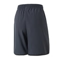 thumbnail image 3 of Yaoyar Men's Casual Shorts - Breathable Athletic Fit Short Pants with Neon Zipper Detail and Contrast Piping - Teal Blue, 3 of 3