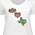 thumbnail image 4 of Inktastic I Love Texas Women's Plus Size T-Shirt, 4 of 5