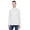 White, variant on Adult Sueded Cotton Jersey Mock Turtleneck - WHITE - 4XL