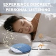 thumbnail image 3 of Sleeping Speaker Under Pillow, Portable Bluetooth Under Pillow Speaker, Ultra Thin Pillow Speaker for Sleeping, for Deep Sleeping, for Side Sleepers and Deep Sleep, Gray, 3 of 6