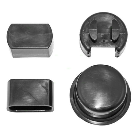 BROCK Tailgate Liftgate Hinge Insert Kit Assembly Replacement for Dodge Ford Ranger Pickup Truck E7TZ-99430B22-A