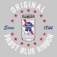 thumbnail image 2 of Men's Pabst Blue Ribbon Collegiate Original Blue Ribbon  Pull Over Hoodie, 2 of 4