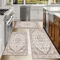 thumbnail image 6 of Farmhouse Kitchen Rugs Set 3 Piece, Boho Kitchen Mats for Floor, Non-Slip Kitchen Rug Waterproof Mats for Kitchen, Runner Rugs for Hallway Laundry Holiday Sink Decor, 6 of 12