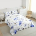 thumbnail image 3 of Homewish Daisy Flowers Bedding Comforter Set 2pcs for Female Men Adults,Abstract Gradient Blossoms Twin Comforter Sets Microfiber,Spring Garden Breathable Bedding Set,Breathable Home Decor, 3 of 8