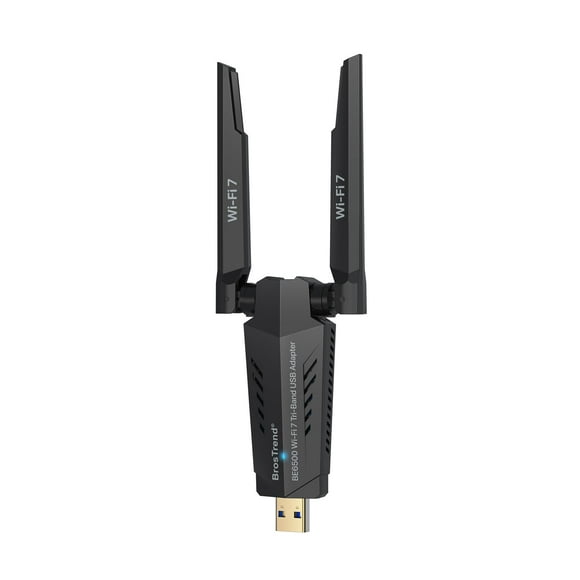Adaptador USB WiFi BrosTrend BE6500 WiFi 7 Tri-Band para PC