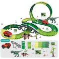 thumbnail image 1 of Dinosaur Toy Track Set For Children Flexible Train Tracks, 1 of 10