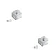 thumbnail image 4 of Injueey Soporte de pared antideslizante de 10 piezas - Dispositivo de elevación de asiento hermoso y práctico Asiento de elevación de Cuadrado(6-8)S 2piezas, 4 of 6