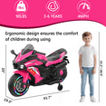 thumbnail image 3 of ZOGYMOZ 12V Electric Ride on Motorcycle Kids Motorcycle with Training Wheels Light Wheel & Bluetooth Music, Gifts for Girls, 3 of 11